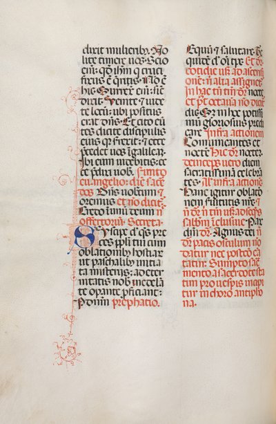 Missale: Fol. 172v: Muziek voor Alleluia enz. aan het begin van Pasen door Bartolomeo Caporali