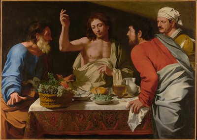 De Emmaüsgangers door Bartolomeo Cavarozzi