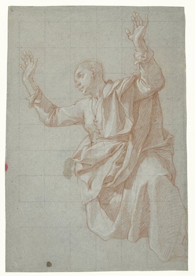 Studie van een jongeman door Bartolomeo Cesi