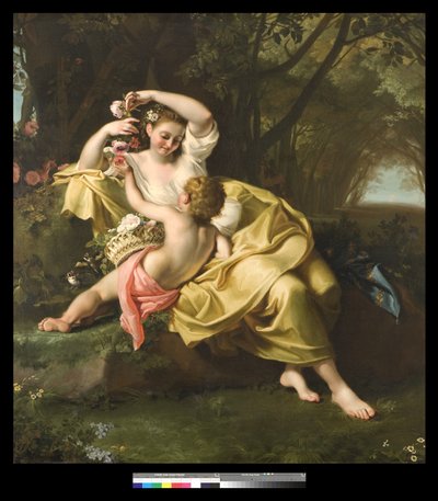 Allegorie van de lente, 1705-09 door Bartolomeo Guidobono