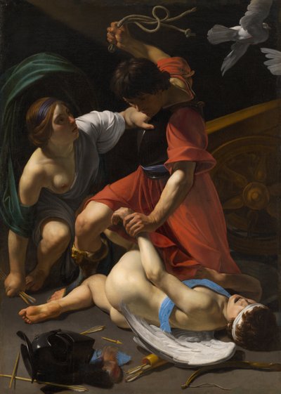 Cupido gekastijd door Bartolomeo Manfredi