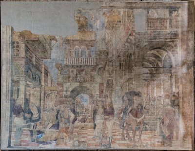 Onthoofding van St. Paulus door Bartolomeo Montagna