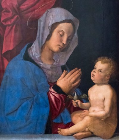Madonna en kind, ca. 1503 door Bartolomeo Montagna