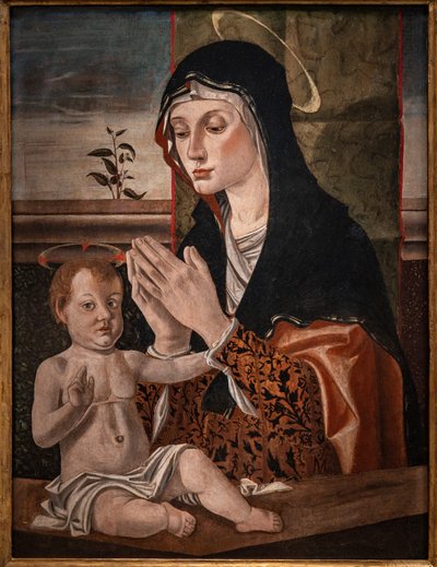Madonna met kind Jezus door Bartolomeo Montagna