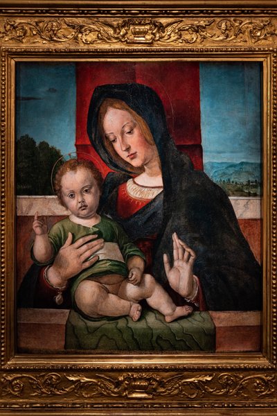 Madonna met kind Jezus, laatste decennium van de 15e eeuw door Bartolomeo Montagna