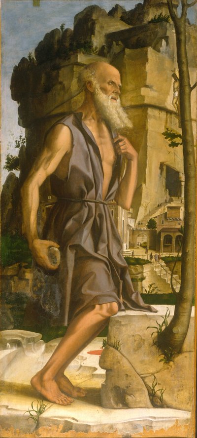 Sint Hiëronymus, 1482 door Bartolomeo Montagna