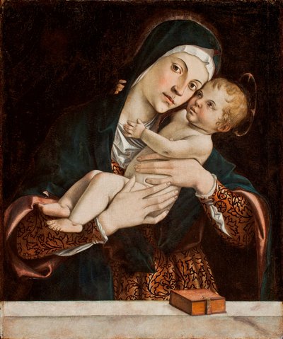 De Maagd en het Kind door Bartolomeo Montagna