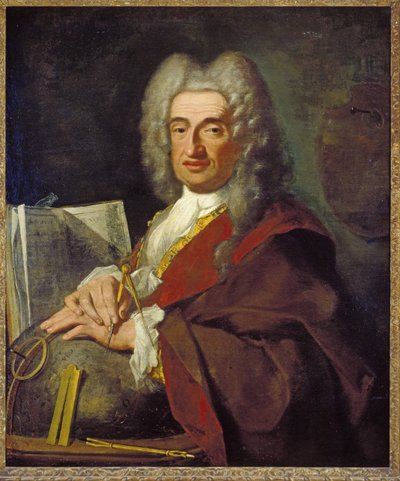 Luca Carlevarijs, c.1724 door Bartolomeo Nazari