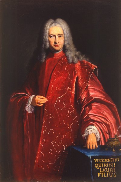 Portret van Doge Vincenzo Querini door Bartolomeo Nazari