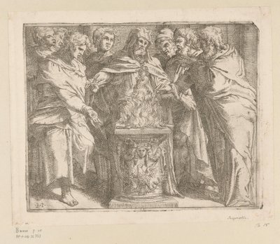 Offer door Bartolomeo Passarotti