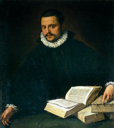 Portret van een notabele door Bartolomeo Passarotti