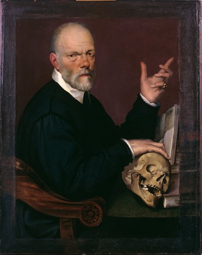 Portret van de dokter, Carlo Fontana door Bartolomeo Passarotti