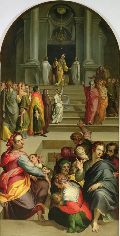 De Presentatie van Maria door Bartolomeo Passarotti