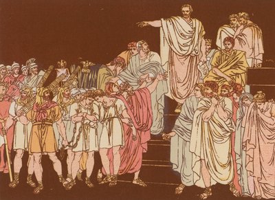 Brutus veroordeelt zijn zonen ter dood door Bartolomeo Pinelli