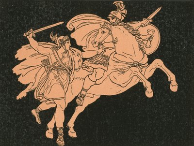 Camilla en de Zoon van Aunus door Bartolomeo Pinelli