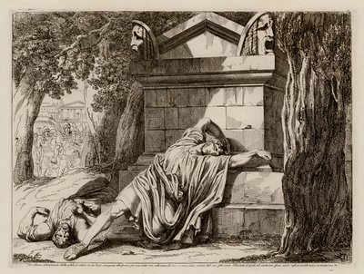 Dood van Gaius Gracchus door Bartolomeo Pinelli