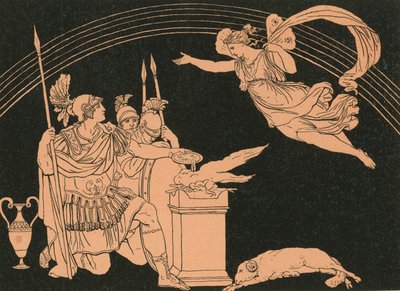 Iris verschijnt aan Turnus door Bartolomeo Pinelli