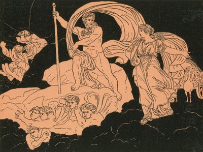 Juno en Aeolus door Bartolomeo Pinelli