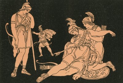 De dood van Camilla door Bartolomeo Pinelli