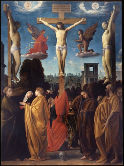 Kruisiging door Bartolomeo Suardi Bramantino