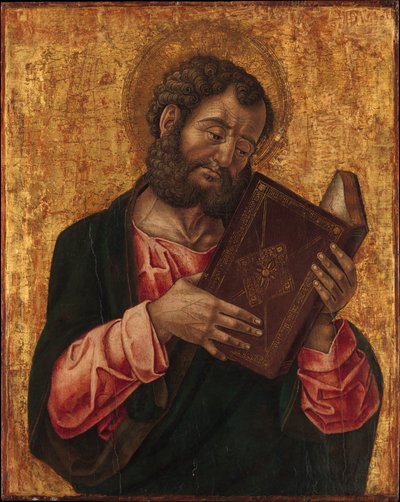 Een heilige Marcus lezend, ca. 1470 door Bartolomeo Vivarini
