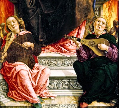 Detail van het Drieluik van St. Mark door Bartolomeo Vivarini