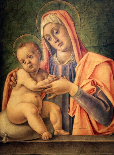Madonna en Kind door Bartolomeo Vivarini