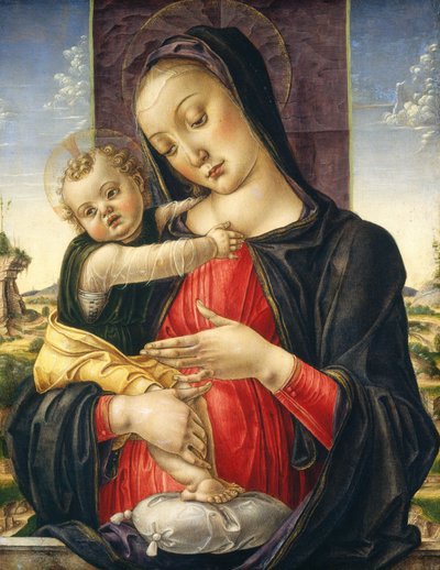 Madonna en Kind, ca. 1475 door Bartolomeo Vivarini