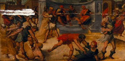 De Verkrachting van de Sabijnse Maagden door Bartolomeo di David