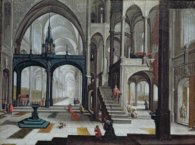 Processie in een Kathedraal door Bartolomeus van Bassen