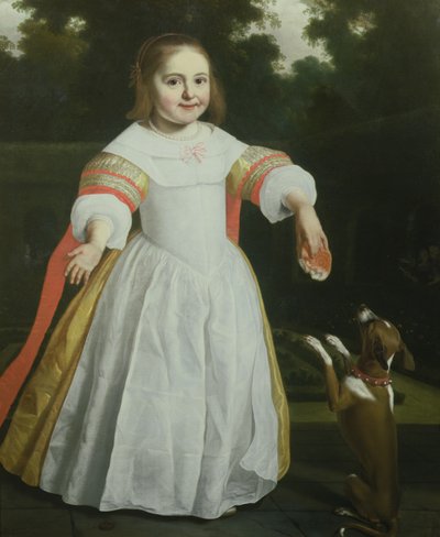 Portret van een Meisje, 1654 door Bartolomeus van der Helst
