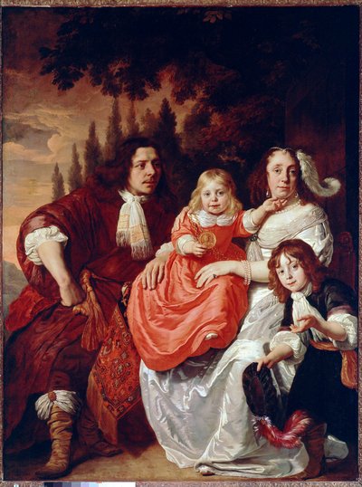 Portret van de familie Reepmaker door Bartolomeus van der Helst