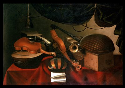 Muzikaal Stilleven door Bartolommeo Bettera