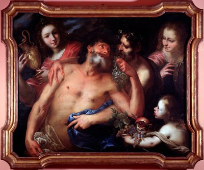 Dronken Silenus door Bartolommeo Biscaino