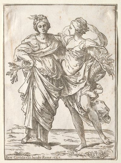 Alliantie van Vrede en Overvloed (1642) door Bartolommeo Coriolano