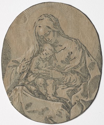 Madonna en Kind door Bartolommeo Coriolano