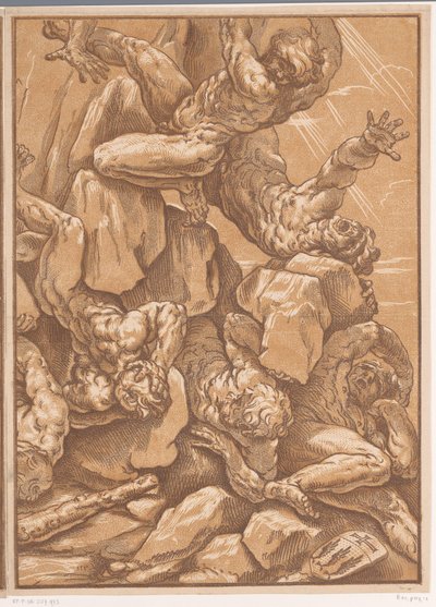 Val van de giganten (vierde deel) door Bartolommeo Coriolano