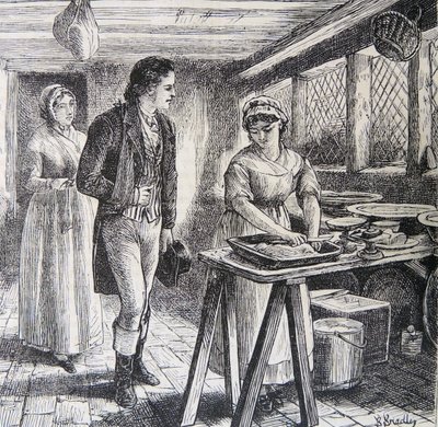 Hetty Sorrel, 1859 door Basil Bradley