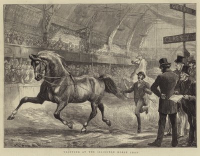 Draf op de Islington Horse Show door Basil Bradley