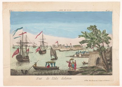 Gezicht op het eiland Oléron door Basset