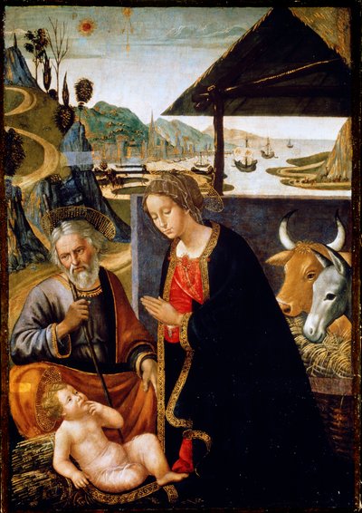 De Geboorte van Christus, laat 15e of begin 16e eeuw door Bastiano Mainardi