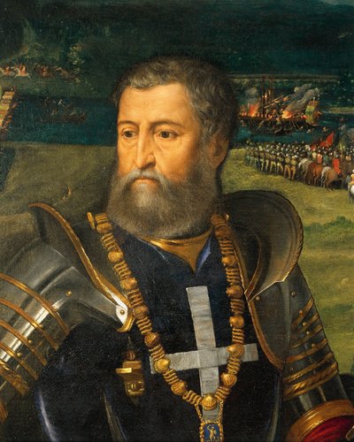 Italië, Modena, Portret van Alfonso I d