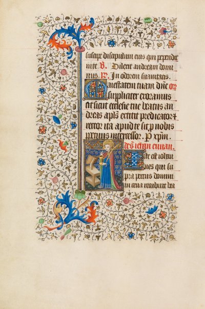 Johannes de Evangelist met de vergiftigde kelk door Bedford Master