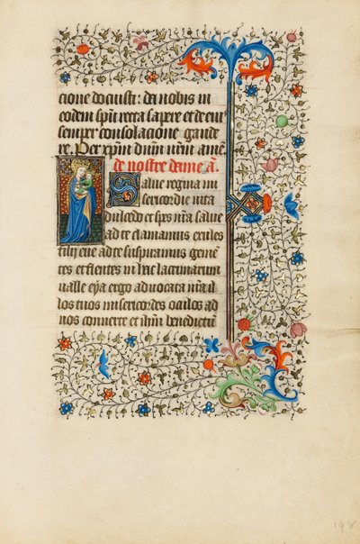De maagd en het kind door Bedford Master