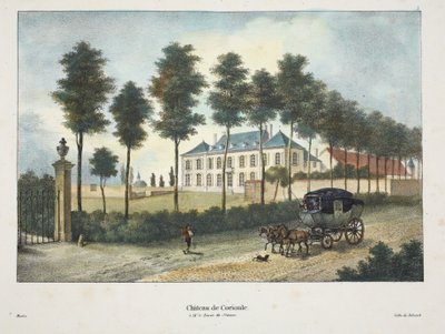 Kasteel van Corioule, ca. 1895 door Belgian School
