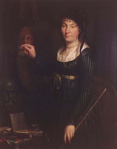Portret van een Kunstenaar (Zelfportret?) 1800 door Belgian School