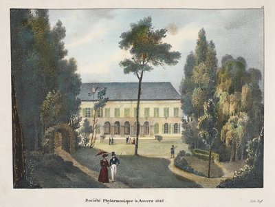 Filharmonische Vereniging in Antwerpen 1826, ca. 1895 door Belgian School