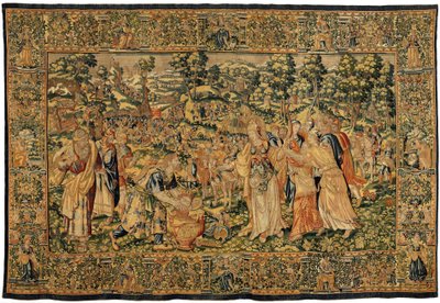Verhaal van Cyrus II de Grote, ca. 1590 door Belgian School