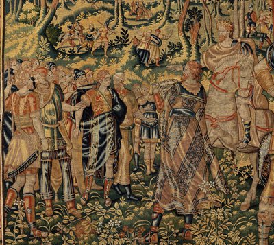 Verhaal van Cyrus II De Grote, ca. 1590 (wandtapijt) door Belgian School