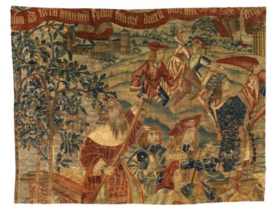 Wandtapijt, Jason op Zoek naar het Gulden Vlies, mogelijk uit Doornik, c.1510 door Belgian School
